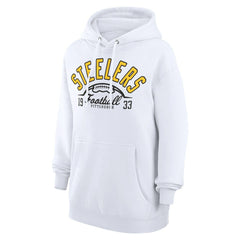 Pittsburgh Steelers Starter Unisex Half Ball Team Fleece Pullover Hoodie