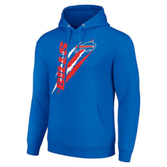 Buffalo Bills Starter Unisex Color Scratch Fleece Pullover Hoodie