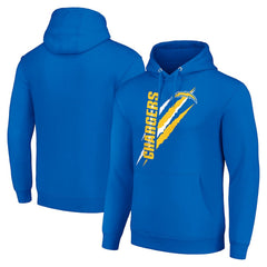 Los Angeles Chargers Starter Unisex Color Scratch Fleece Pullover Hoodie