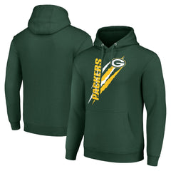 Green Bay Packers Starter Unisex Color Scratch Fleece Pullover Hoodie