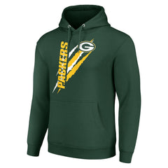 Green Bay Packers Starter Unisex Color Scratch Fleece Pullover Hoodie