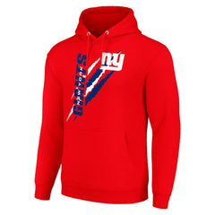 New York Giants Starter Unisex Color Scratch Fleece Pullover Hoodie