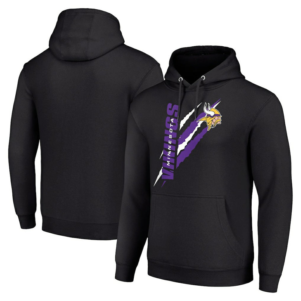 Minnesota Vikings Starter Unisex Color Scratch Fleece Pullover Hoodie
