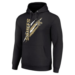 New Orleans Saints Starter Unisex Color Scratch Fleece Pullover Hoodie