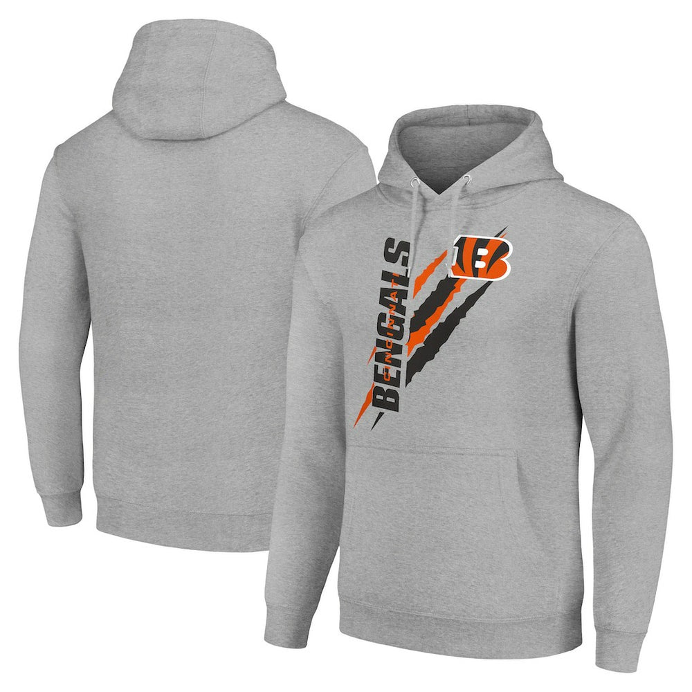 Cincinnati Bengals Starter Unisex Color Scratch Fleece Pullover Hoodie