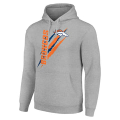 Denver Broncos Starter Unisex Color Scratch Fleece Pullover Hoodie
