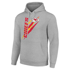 Kansas City Chiefs Starter Unisex Color Scratch Fleece Pullover Hoodie