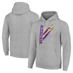 Minnesota Vikings Starter Unisex Color Scratch Fleece Pullover Hoodie