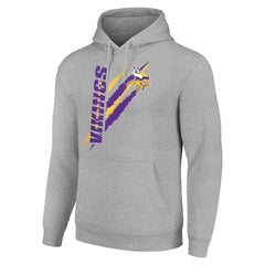 Minnesota Vikings Starter Unisex Color Scratch Fleece Pullover Hoodie