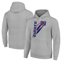 New York Giants Starter Unisex Color Scratch Fleece Pullover Hoodie