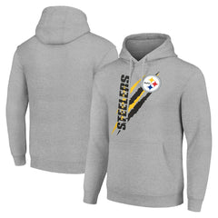 Pittsburgh Steelers Starter Unisex Color Scratch Fleece Pullover Hoodie