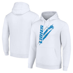 Detroit Lions Starter Unisex Color Scratch Fleece Pullover Hoodie