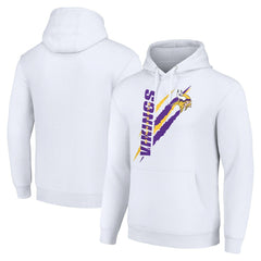 Minnesota Vikings Starter Unisex Color Scratch Fleece Pullover Hoodie