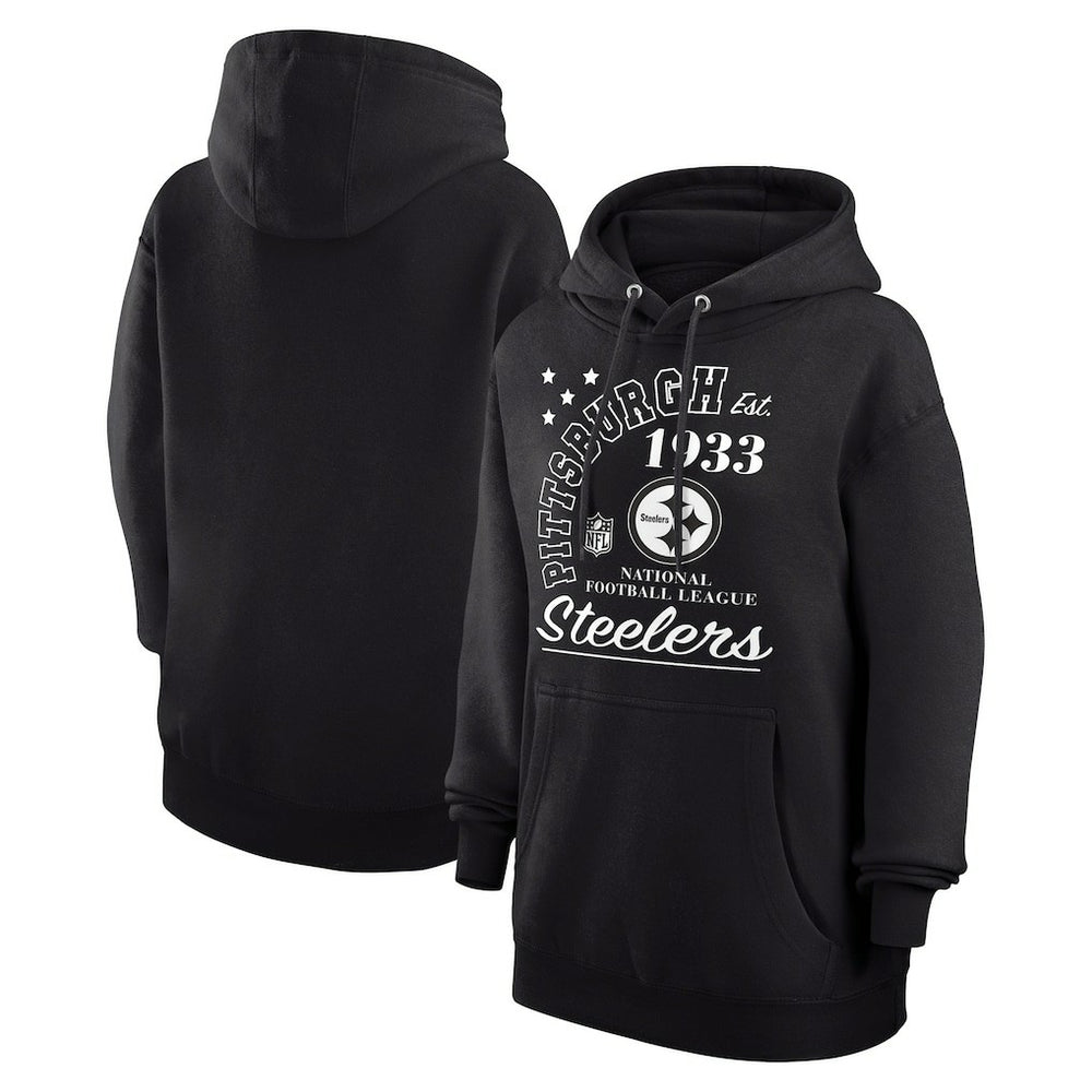 Pittsburgh Steelers Starter Unisex Arch Team Fleece Pullover Hoodie