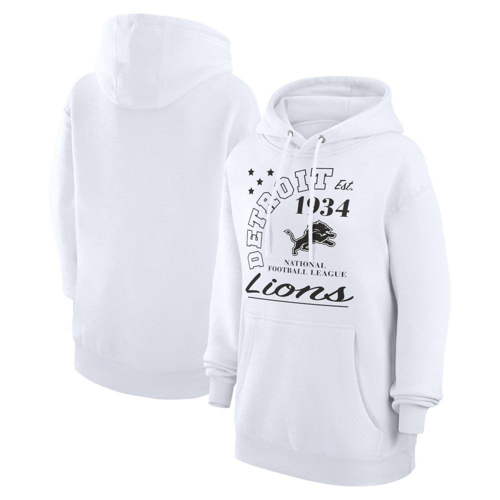 Detroit Lions Starter Unisex Arch Team Fleece Pullover Hoodie