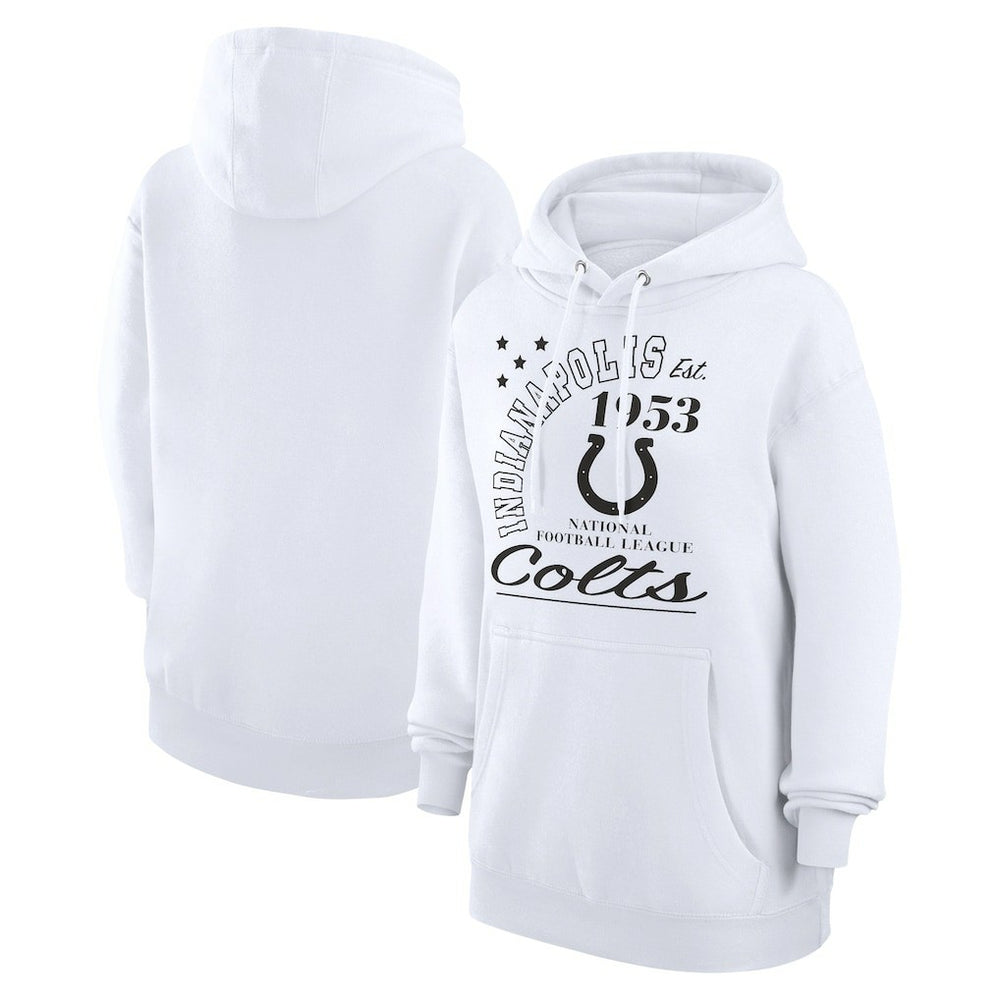Indianapolis Colts Starter Unisex Arch Team Fleece Pullover Hoodie