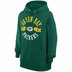 Green Bay Packers G-III 4Her by Carl Banks Women's City Graphic Team Fleece Pullover Hoodie