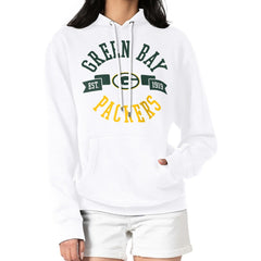 Green Bay Packers G-III 4Her by Carl Banks Women's City Graphic Team Fleece Pullover Hoodie