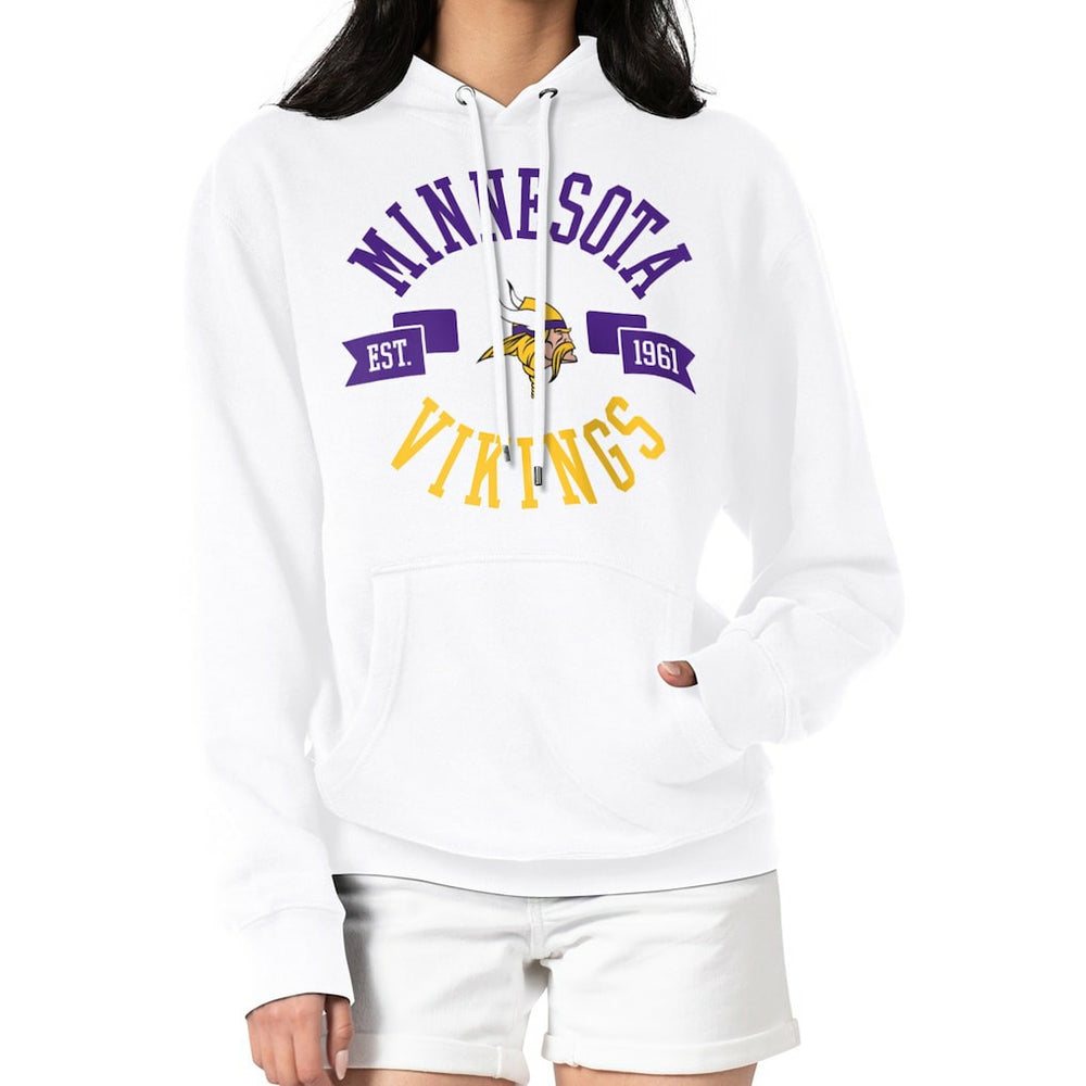 Minnesota Vikings G-III 4Her by Carl Banks Women's City Graphic Team Fleece Pullover Hoodie