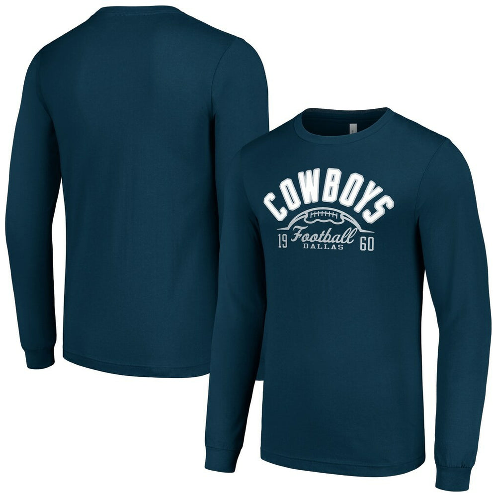 Dallas Cowboys Starter Half Ball Team Long Sleeve T-Shirt