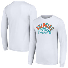 Miami Dolphins Starter Half Ball Team Long Sleeve T-Shirt