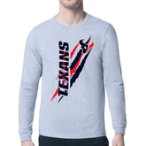 Houston Texans Starter Color Scratch Long Sleeve T-Shirt