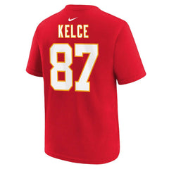 Kansas City Chiefs Nike Travis Kelce Preschool Player Name & Number T-Shirt