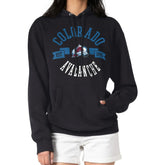 Colorado Avalanche G-III 4Her by Carl Banks Women's City Graphic Fleece Pullover Hoodie On Sale