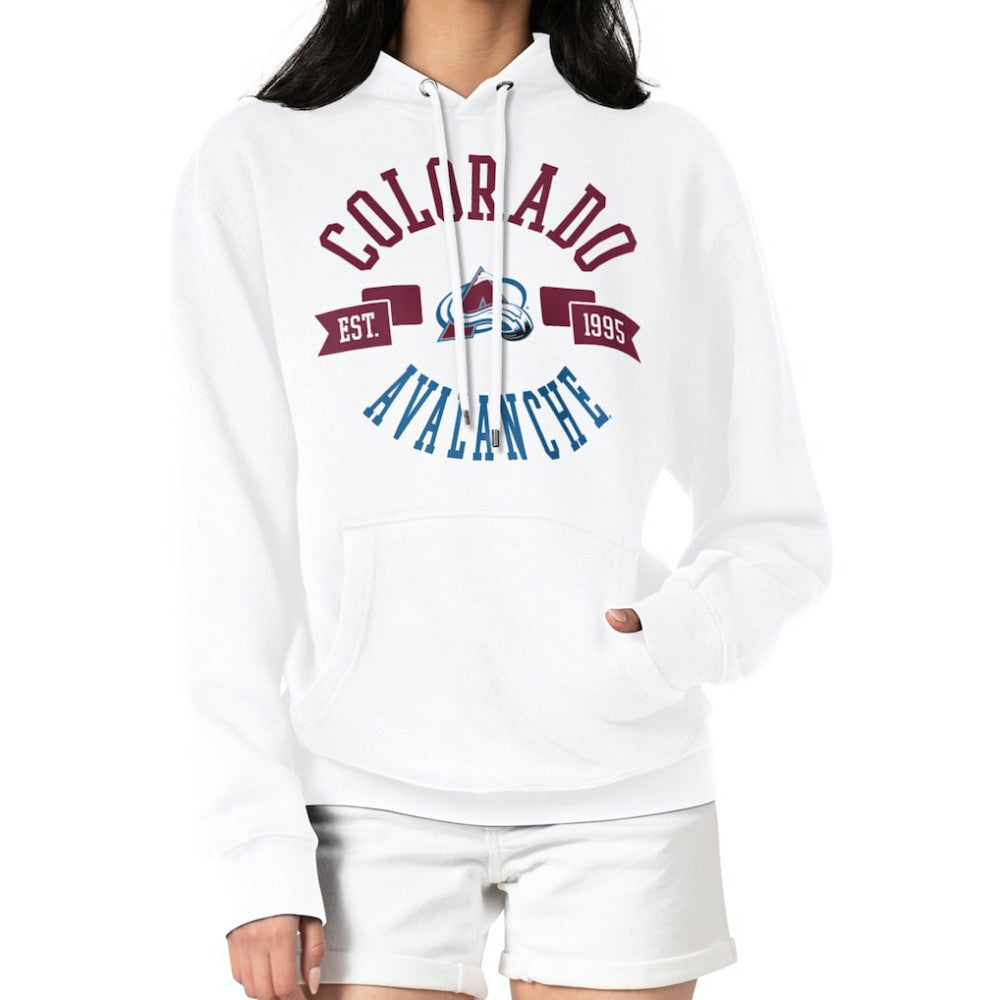 Colorado Avalanche G-III 4Her by Carl Banks Women's City Graphic Fleece Pullover Hoodie Discount