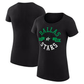 Dallas Stars G-III 4Her by Carl Banks Women's Super-Slim Fit Lightweight City Graphic Sport Crewneck T-Shirt Discount