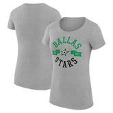 Dallas Stars G-III 4Her by Carl Banks Women's Super-Slim Fit Lightweight City Graphic Sport Crewneck T-Shirt Outlet