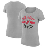 New Jersey Devils G-III 4Her by Carl Banks Women's Super-Slim Fit Lightweight City Graphic Sport Crewneck T-Shirt Sale