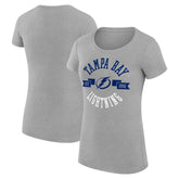 Tampa Bay Lightning G-III 4Her by Carl Banks Women's Super-Slim Fit Lightweight City Graphic Sport Crewneck T-Shirt Sale