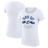 Tampa Bay Lightning G-III 4Her by Carl Banks Women's Super-Slim Fit Lightweight City Graphic Sport Crewneck T-Shirt Online