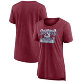 Colorado Avalanche Women's Crash the Net Tri-Blend T-Shirt Outlet