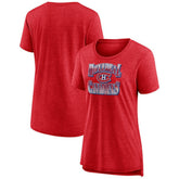 Montreal Canadiens Women's Crash the Net Tri-Blend T-Shirt Outlet