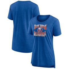 New York Islanders Women's Crash the Net Tri-Blend T-Shirt Online