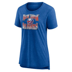 New York Islanders Women's Crash the Net Tri-Blend T-Shirt Online