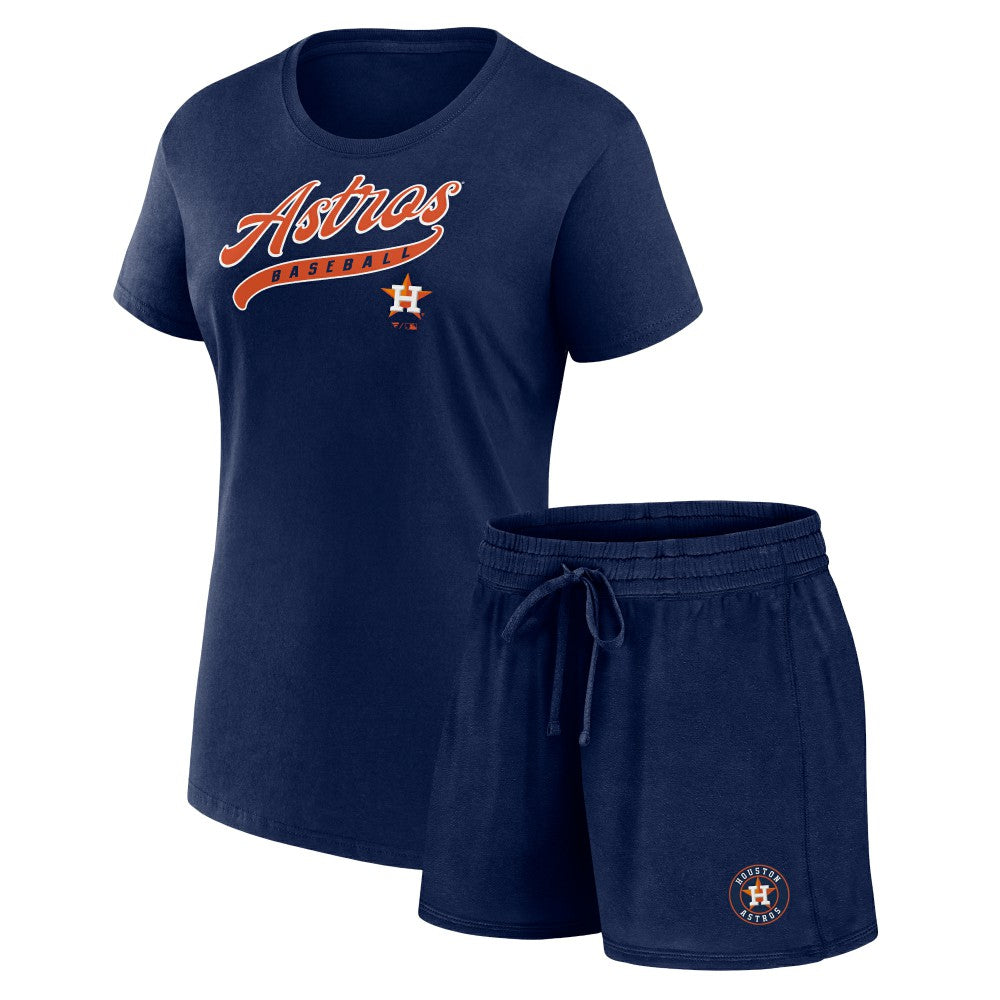 Houston Astros Fanatics Women's Start to Finish T-Shirt & Shorts Combo Pack | MLB Near me