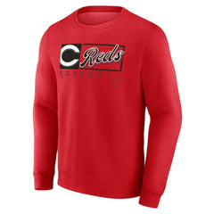 Cincinnati Reds Fanatics Focus Fleece Pullover Sweatshirt | MLB Shop