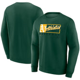 Athletics Fanatics Focus Fleece Pullover Sweatshirt | MLB For sale