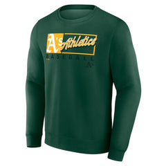 Athletics Fanatics Focus Fleece Pullover Sweatshirt | MLB For sale
