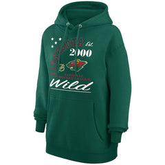Minnesota Wild Starter Arch City Team Graphic Fleece Pullover Hoodie Outlet