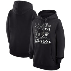 San Jose Sharks Starter Arch City Team Graphic Fleece Pullover Hoodie Discount