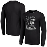 Chicago Blackhawks Starter Arch City Theme Graphic Long Sleeve T-Shirt For Sale