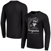 Pittsburgh Penguins Starter Arch City Theme Graphic Long Sleeve T-Shirt For Sale