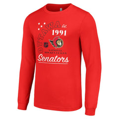 Ottawa Senators Starter Arch City Theme Graphic Long Sleeve T-Shirt Outlet