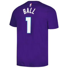 LaMelo Ball Charlotte Hornets Jordan Brand 2022/23 Statement Edition Name & Number T-Shirt Outlet