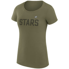Dallas Stars G-III 4Her by Carl Banks Women's Super-Slim Fit Lightweight Dot Print Team T-Shirt Outlet