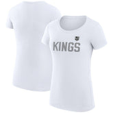 Los Angeles Kings G-III 4Her by Carl Banks Women's Super-Slim Fit Lightweight Dot Print Team T-Shirt For Sale